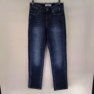 Liverpool Girlfriend Denim Jeans Size 25 Aloe Vera Color Stretch Light Distress